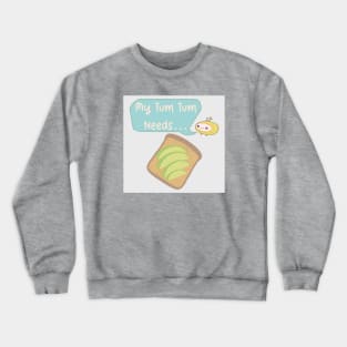 Avocado Toast Fan Crewneck Sweatshirt